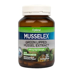 Optima Healthcare Musselflex Green Lipped Mussel Extract 90 Tablets