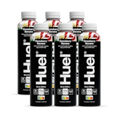Image 1 for Black Edition 100% Nutritionally Complete Meal Strawberry & Banana 6 x 500ml