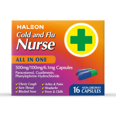 Image 1 for Nurse Cold & Flu Caps 16 Tablets