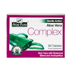 Aloe Pura Organic Aloe Vera Complex 60 Tablets
