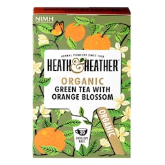 Organic Green Tea with Orange Blossom 20 Tea Bags