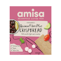 Organic Gluten Free Quinoa Fibre+ Crispbread 100g