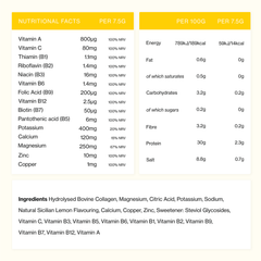 Image 2 for Collagen & Electrolytes Powder Blend 30x7.5g - Sicilian Lemon