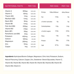 Image 2 for Collagen & Electrolytes Powder Blend 30x7.5g - Raspberry