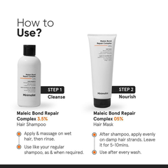 Image 4 for Maleic Bond Repair Complex 3.5% Hair Shampoo 100ml