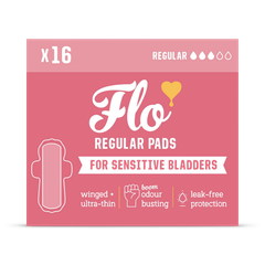 Image 1 for Bamboo Sensitive Bladder Pads with Wings 16 Liners