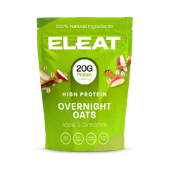 Image 1 for ELEAT High Protein Overnight Oats Apple & Cinnamon 400g