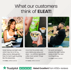 Image 4 for ELEAT High Protein Overnight Oats Apple & Cinnamon 400g