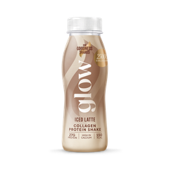 Image 1 for Glow Collagen 27g Protein Shake Iced Latte 250ml