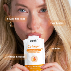 Image 4 for Marine Collagen 5,000mg Mango & Peach Flavour 30 Sachets