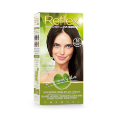 Reflex Semi-Permanent Henna Cream Hair Colour 5.0 (Light Chestnut Brown)