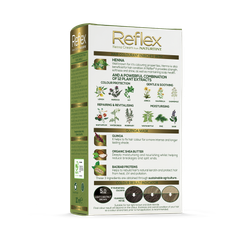 Image 2 for Reflex Semi-Permanent Henna Cream Hair Colour 5.0 (Light Chestnut Brown)