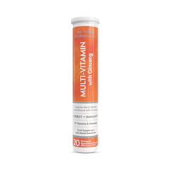 Image 1 for Multivitamin With Ginseng 20 Orange & Passionfruit Flavour Effervescent Tablets
