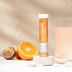 Image 3 for Multivitamin With Ginseng 20 Orange & Passionfruit Flavour Effervescent Tablets