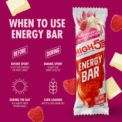 Image 4 for Energy Bar Raspberry & White Chocolate 55g