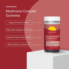 Image 2 for Mushroom Complex Mixed Berry Flavour 60 Gummies