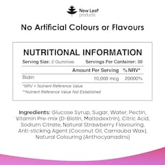 Image 2 for Biotin Vitamin B7 60 Gummies