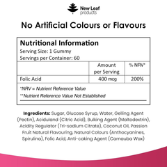 Image 2 for Folic Acid Prenatal Vitamin 60 Gummies