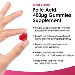 Image 3 for Folic Acid Prenatal Vitamin 60 Gummies