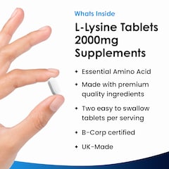 Image 3 for L-Lysine 120 Tablets