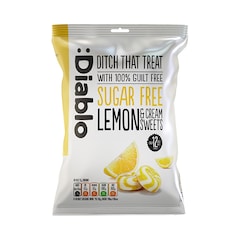 Diablo Lemon & Cream Sweets 75g