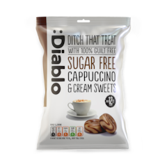 Sugar Free Cappuccino & Cream Sweets 75g