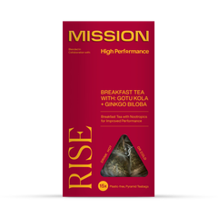 Image 1 for Rise English Breakfast Tea (Ginkgo Biloba & Gotu Kola) 15 Tea Bags