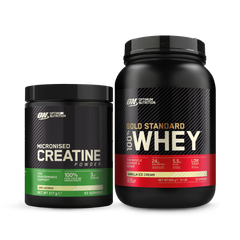 Image 1 for Creatine & Whey Gold Standard Vanilla Ice Cream Bundle