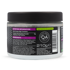 Image 2 for Creatine Monohydrate Powder Blue Raspberry 210 g