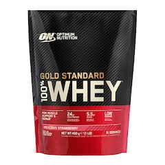 Optimum Nutrition Gold Standard 100% Whey Powder Strawberry 450g