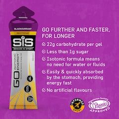 GO Isotonic Energy Gel Blackcurrant 60ml