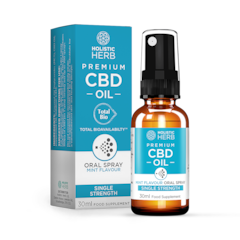 Image 1 for Premium CBD Oral Spray Single Strength 30ml Mint Flavour