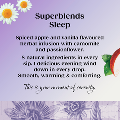 Image 2 for Superblends Sleep Spiced Apple & Vanilla 20 Tea Bags