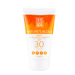 Image 1 for Nature's Block Mineral SPF 30 Sun Cream 150ml