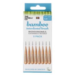 Humble Bamboo Interdental Brush 0.6mm pack of 8