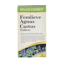 Holland & Barrett Femlieve Agnus Castus 4mg 60 Tablets