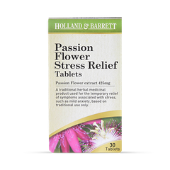 Image 1 for Stress Relief Passionflower 30 Tablets 425mg