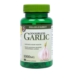 Image 1 for Odourless Garlic 1000mg 50 Capsules
