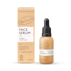 Organic Face Serum with Coffee + Rosehip Oil