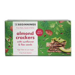 Image 1 for Almond Crackers 80g