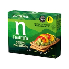 Nairn's Gluten Free Flatbread Rosemary & Sea Salt 150g