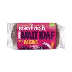 Everfresh Sprouted Malt Loaf with Raisins 330g