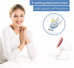 Image 5 for Infrared Lamp With Digtal Timer White Il35