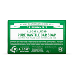 All-One Almond Pure-Castile Bar Soap 140g