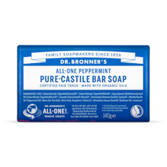 All-One Peppermint Pure-Castile Bar Soap 140g