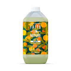 Image 1 for Faith In Nature Shampoo for Oily Hair Grapefruit & Orange 5L