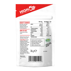 Image 2 for HIGH5 Energy Gummies Mixed Berries 26g