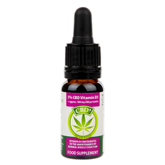 Image 1 for CBD Oil 5% + Vitamin D3 10ml