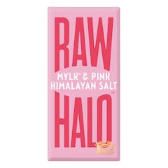 Raw Halo Vegan Mylk & Pink Himalayan Salt Raw Chocolate 70g