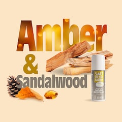 Salt of the Earth - Amber & Sandalwood Natural Deodorant Roll-on 75ml